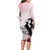 Melbourne Horse Racing Cup Pink Out Derby Family Matching Long Sleeve Bodycon Dress and Hawaiian Shirt - Wonder Print Shop
