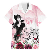 Melbourne Horse Racing Cup Pink Out Derby Family Matching Mermaid Dress and Hawaiian Shirt - Wonder Print Shop