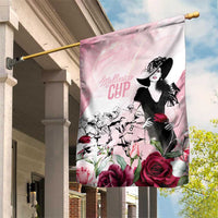Melbourne Horse Racing Cup Pink Out Derby Garden Flag - Wonder Print Shop