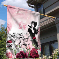 Melbourne Horse Racing Cup Pink Out Derby Garden Flag - Wonder Print Shop