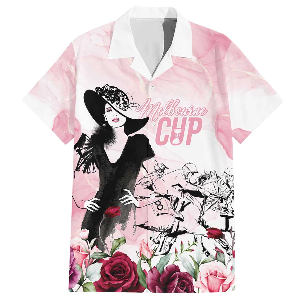 Melbourne Horse Racing Cup Pink Out Derby Hawaiian Shirt - Wonder Print Shop