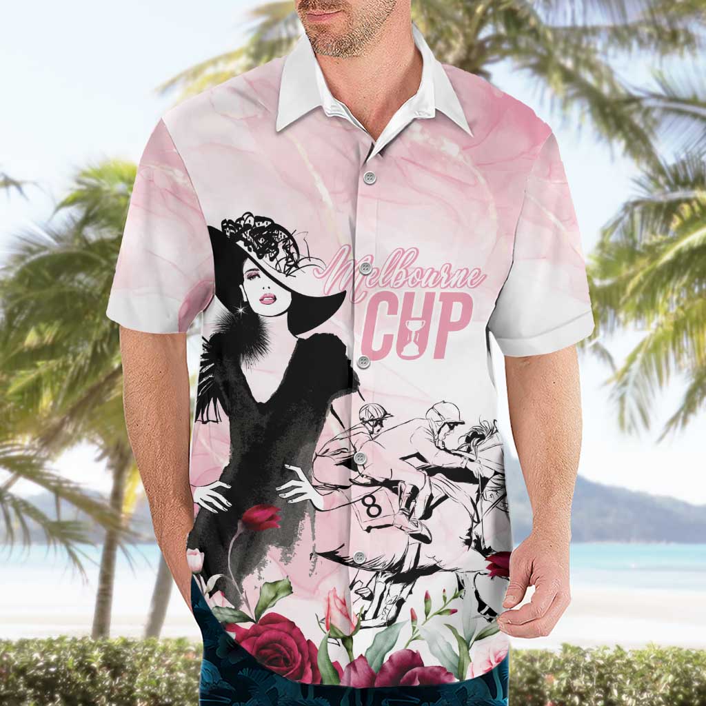 Melbourne Horse Racing Cup Pink Out Derby Hawaiian Shirt - Wonder Print Shop