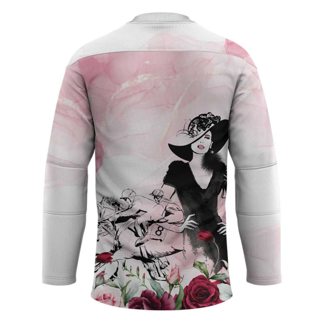 Melbourne Horse Racing Cup Pink Out Derby Hockey Jersey - Wonder Print Shop
