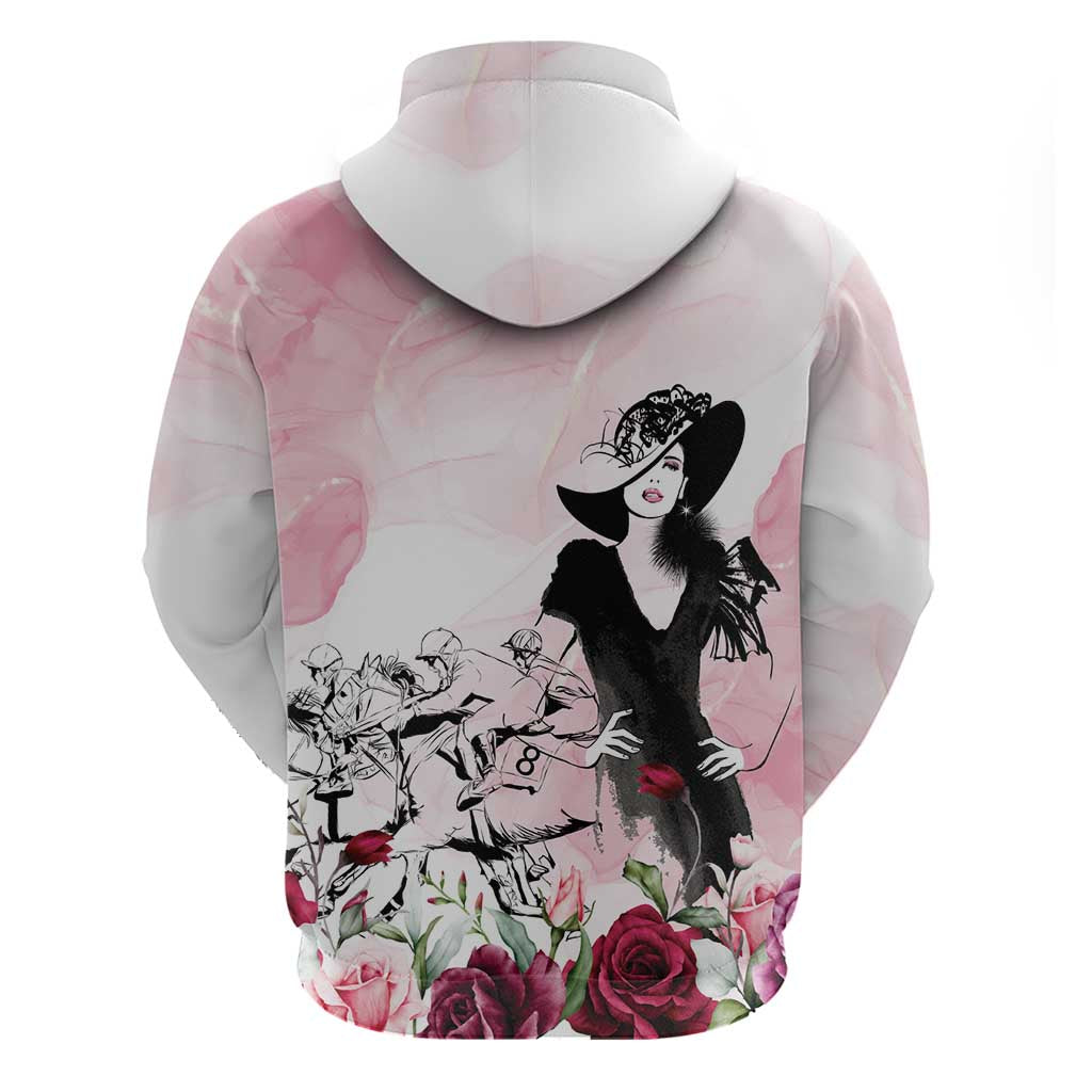 Melbourne Horse Racing Cup Pink Out Derby Hoodie - Wonder Print Shop