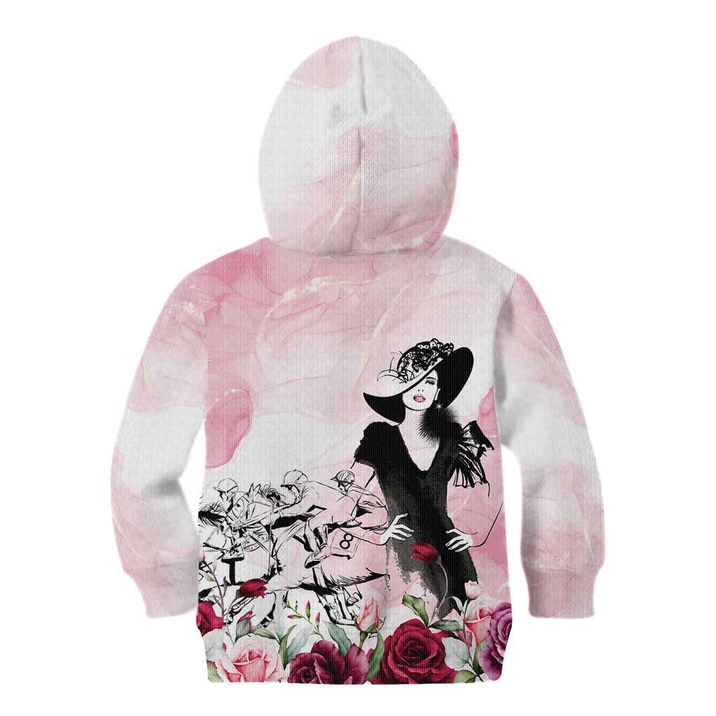 Melbourne Horse Racing Cup Pink Out Derby Kid Hoodie - Wonder Print Shop