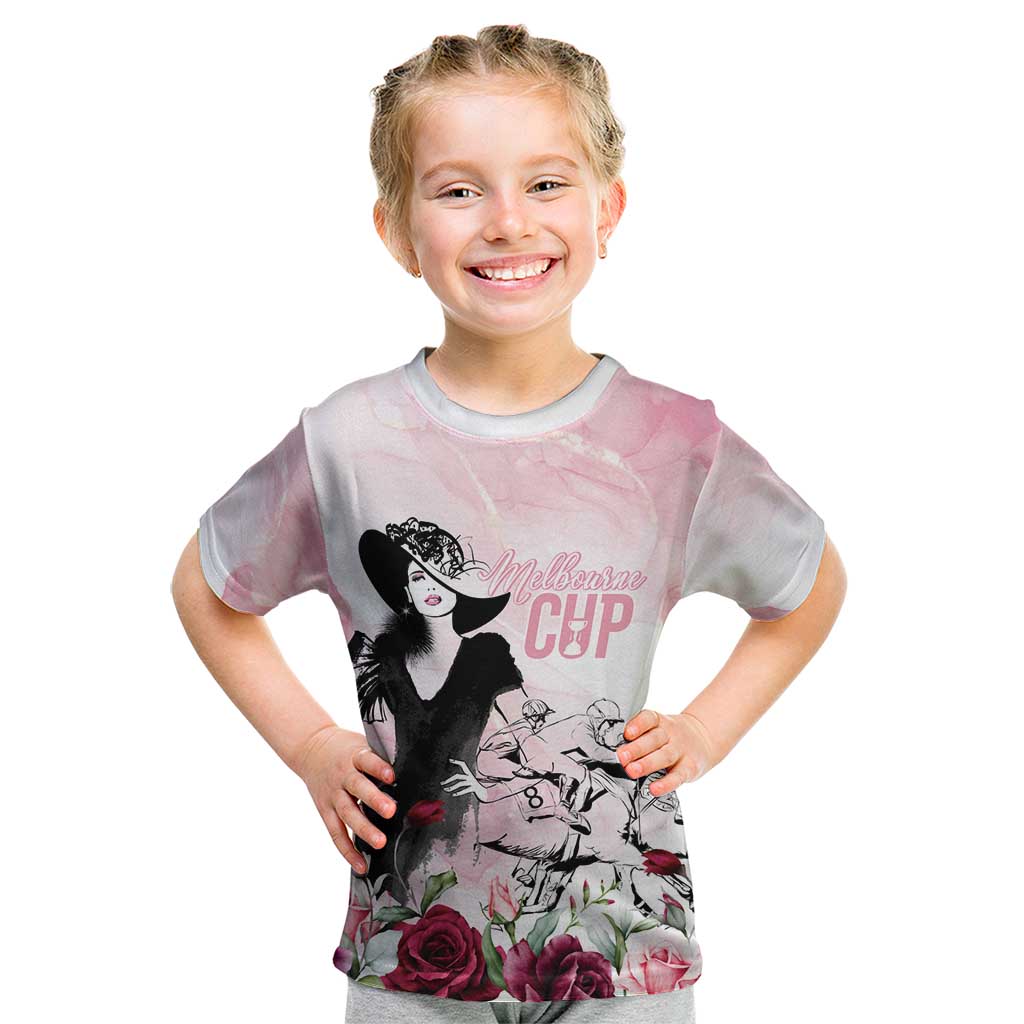 Melbourne Horse Racing Cup Pink Out Derby Kid T Shirt - Wonder Print Shop