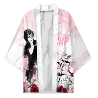 Melbourne Horse Racing Cup Pink Out Derby Kimono - Wonder Print Shop