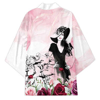 Melbourne Horse Racing Cup Pink Out Derby Kimono - Wonder Print Shop