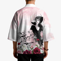 Melbourne Horse Racing Cup Pink Out Derby Kimono - Wonder Print Shop