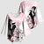 Melbourne Horse Racing Cup Pink Out Derby Kimono Sleeve Blouse - Wonder Print Shop