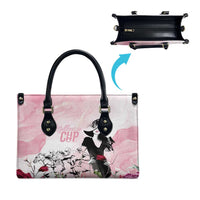 Melbourne Horse Racing Cup Pink Out Derby Leather Bag - Wonder Print Shop