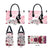 Melbourne Horse Racing Cup Pink Out Derby Leather Bag - Wonder Print Shop