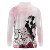 Melbourne Horse Racing Cup Pink Out Derby Long Sleeve Polo Shirt - Wonder Print Shop