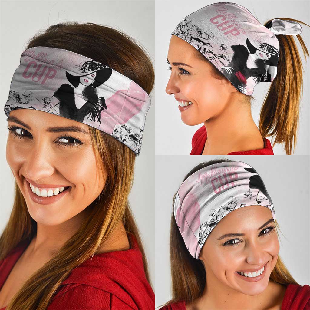 Melbourne Horse Racing Cup Pink Out Derby Neck Gaiter - Wonder Print Shop