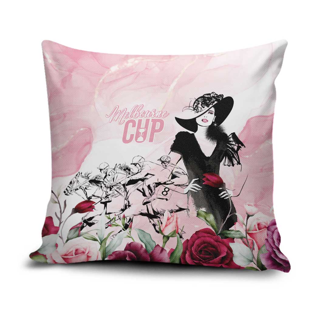 Melbourne Horse Racing Cup Pink Out Derby Pillow Cover - Wonder Print Shop