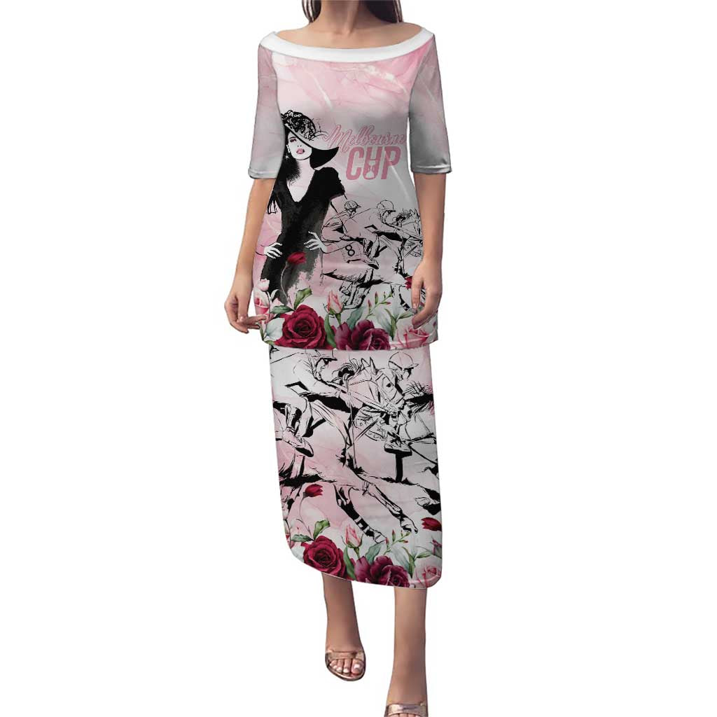 Melbourne Horse Racing Cup Pink Out Derby Puletasi - Wonder Print Shop
