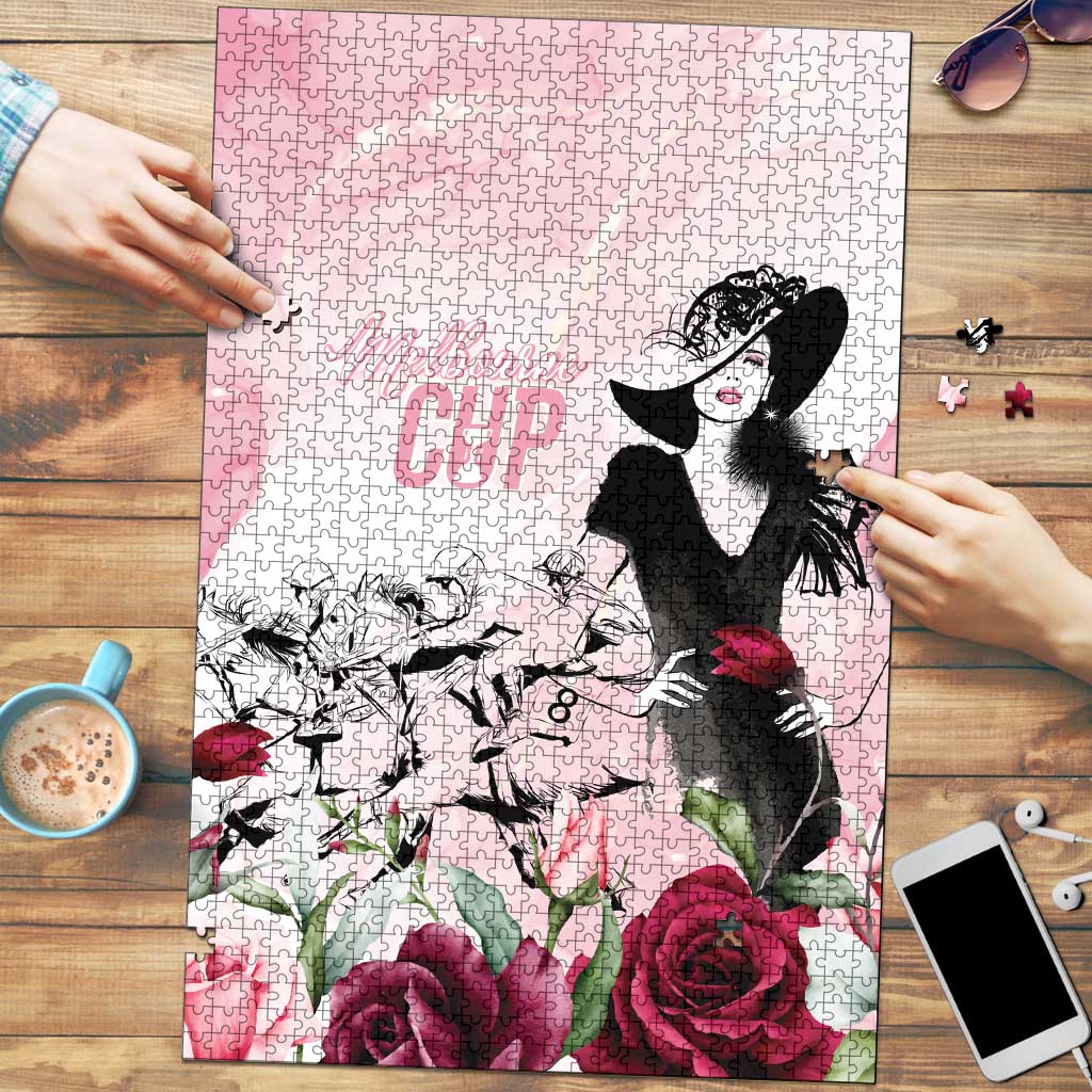 Melbourne Horse Racing Cup Pink Out Derby Puzzle - Wonder Print Shop