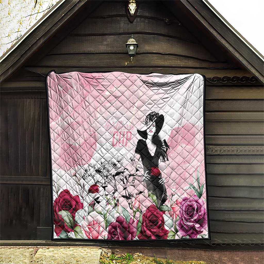 Melbourne Horse Racing Cup Pink Out Derby Quilt - Wonder Print Shop