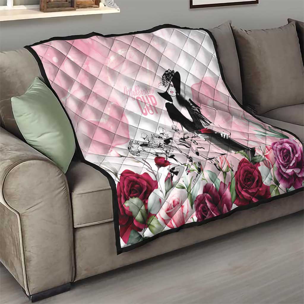 Melbourne Horse Racing Cup Pink Out Derby Quilt - Wonder Print Shop