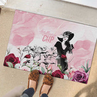 Melbourne Horse Racing Cup Pink Out Derby Rubber Doormat - Wonder Print Shop