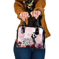 Melbourne Horse Racing Cup Pink Out Derby Shoulder Handbag - Wonder Print Shop