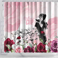 Melbourne Horse Racing Cup Pink Out Derby Shower Curtain - Wonder Print Shop