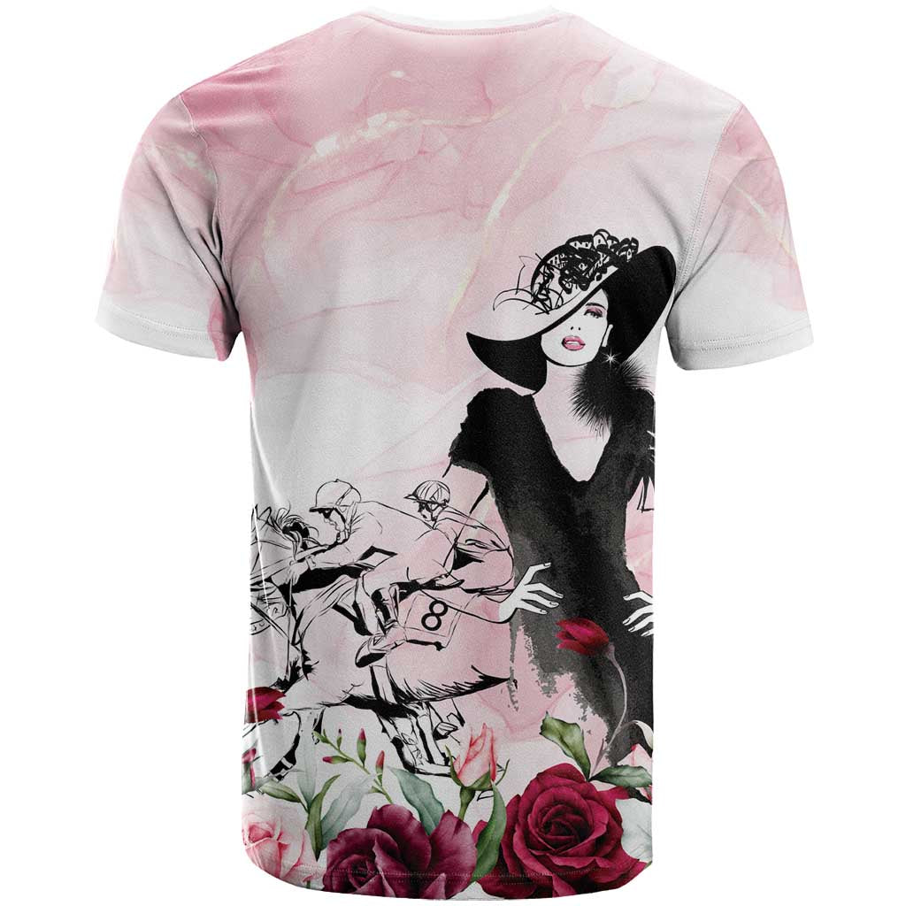 Melbourne Horse Racing Cup Pink Out Derby T Shirt - Wonder Print Shop