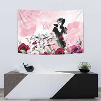 Melbourne Horse Racing Cup Pink Out Derby Tapestry - Wonder Print Shop
