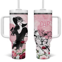 Melbourne Horse Racing Cup Pink Out Derby Tumbler With Handle - Wonder Print Shop