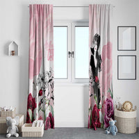 Melbourne Horse Racing Cup Pink Out Derby Window Curtain - Wonder Print Shop