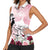 Melbourne Horse Racing Cup Pink Out Derby Women Sleeveless Polo Shirt - Wonder Print Shop
