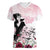 Melbourne Horse Racing Cup Pink Out Derby Women V-Neck T-Shirt - Wonder Print Shop