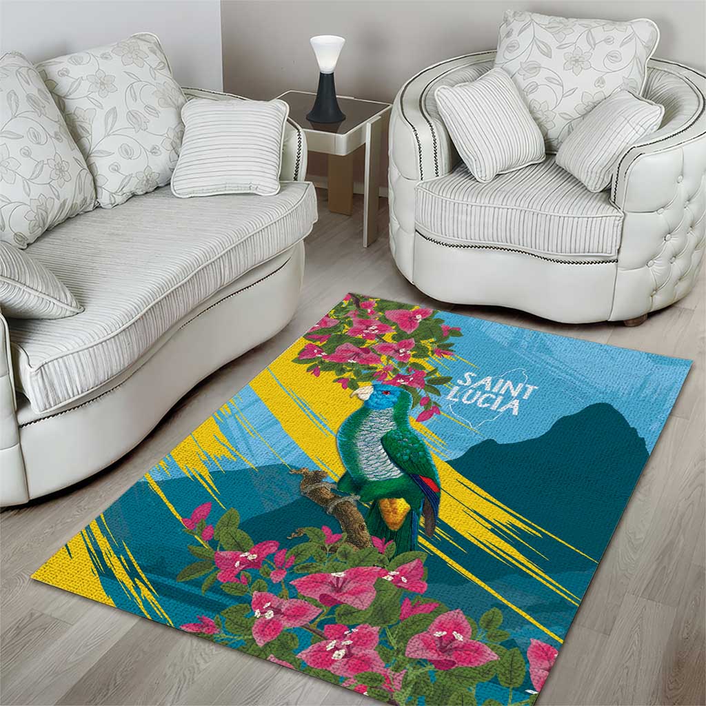 Saint Lucia Area Rug Tropical Vibes