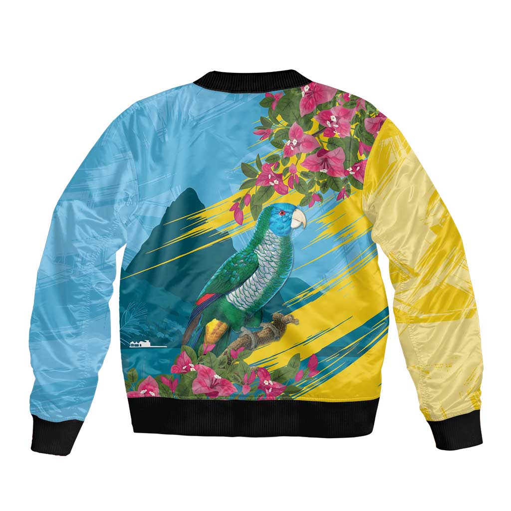 Saint Lucia Bomber Jacket Tropical Vibes