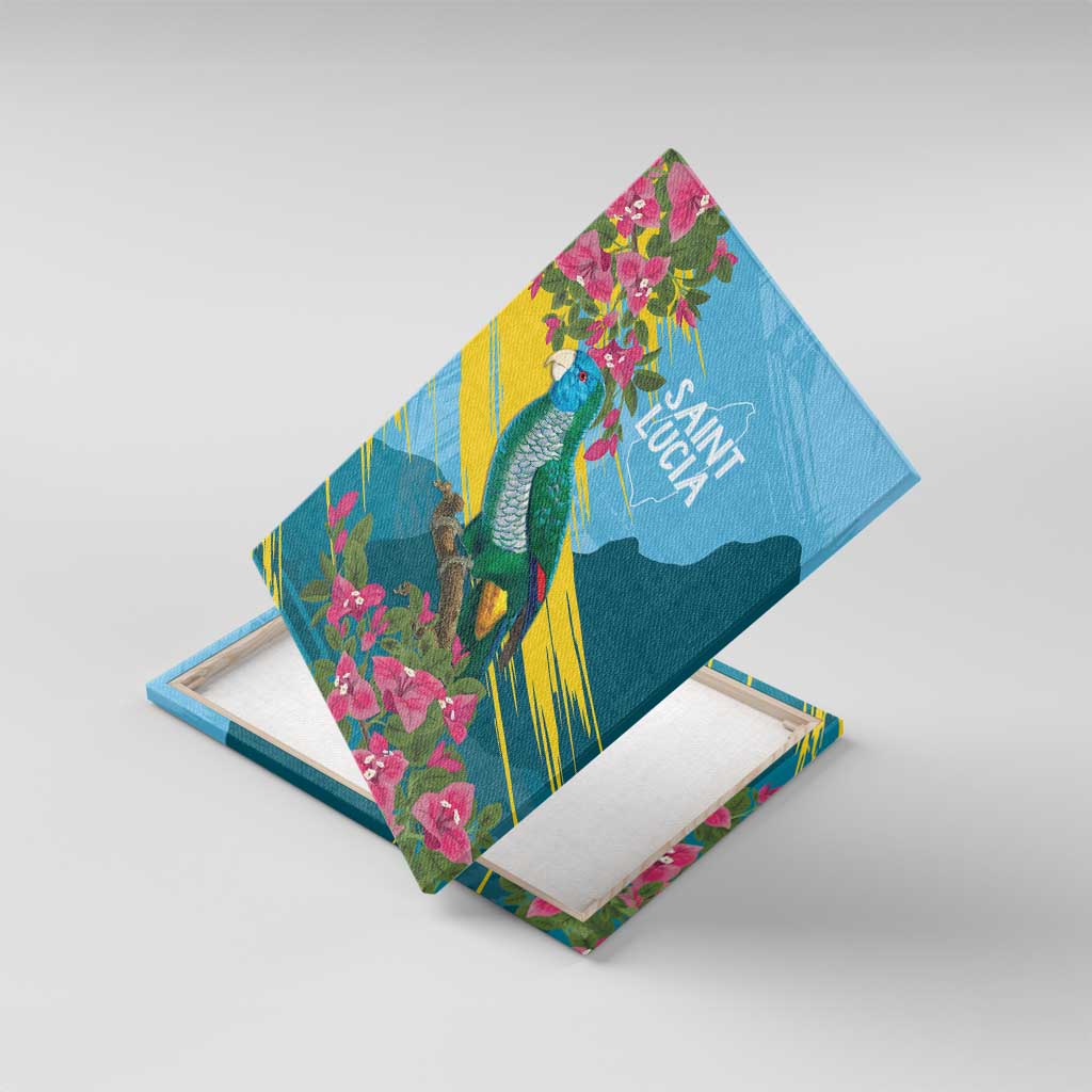 Saint Lucia Canvas Wall Art Tropical Vibes