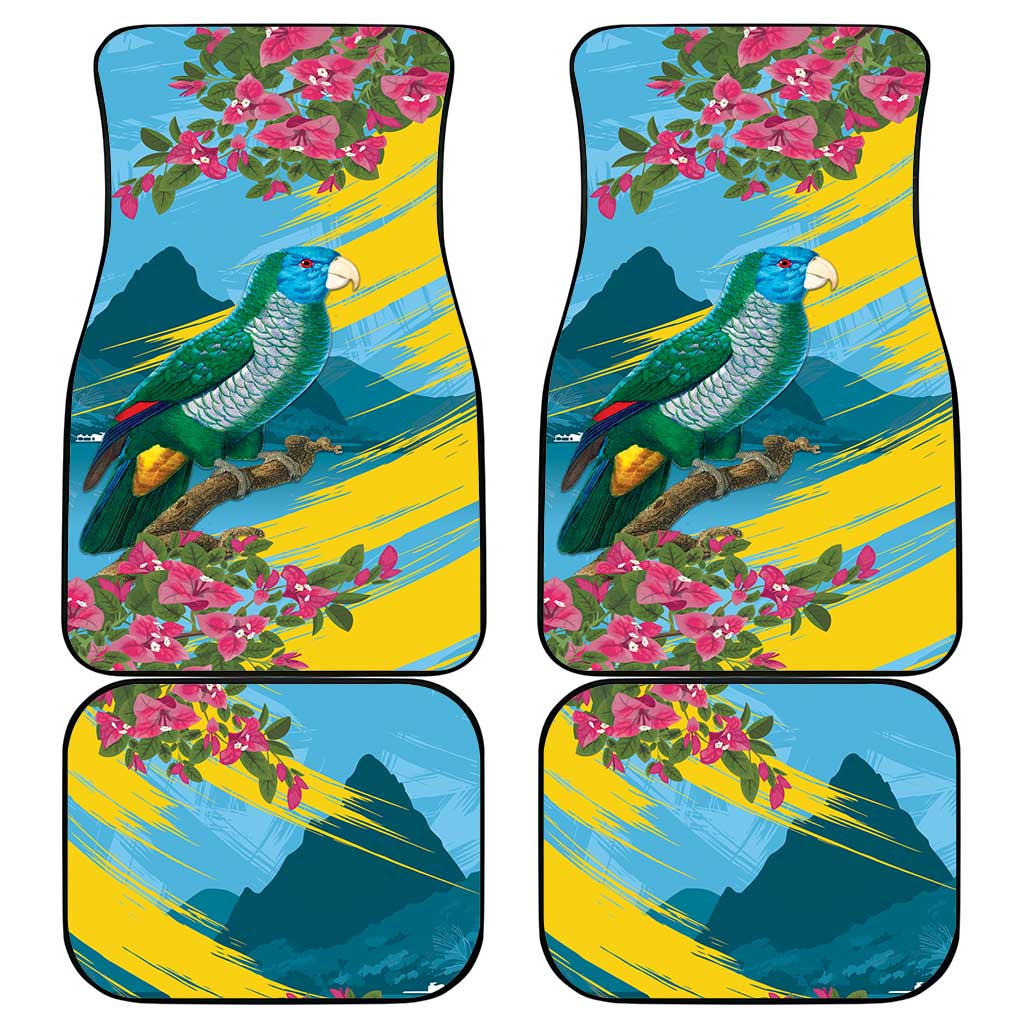Saint Lucia Car Mats Tropical Vibes