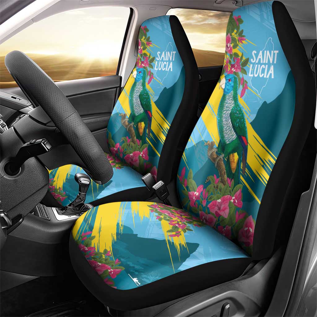 Saint Lucia Car Seat Cover Tropical Vibes