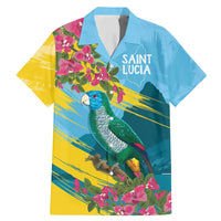 Saint Lucia Family Matching Mermaid Dress and Hawaiian Shirt Tropical Vibes