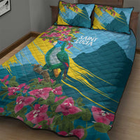 Saint Lucia Quilt Bed Set Tropical Vibes