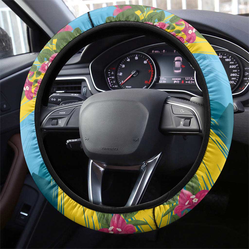 Saint Lucia Steering Wheel Cover Tropical Vibes