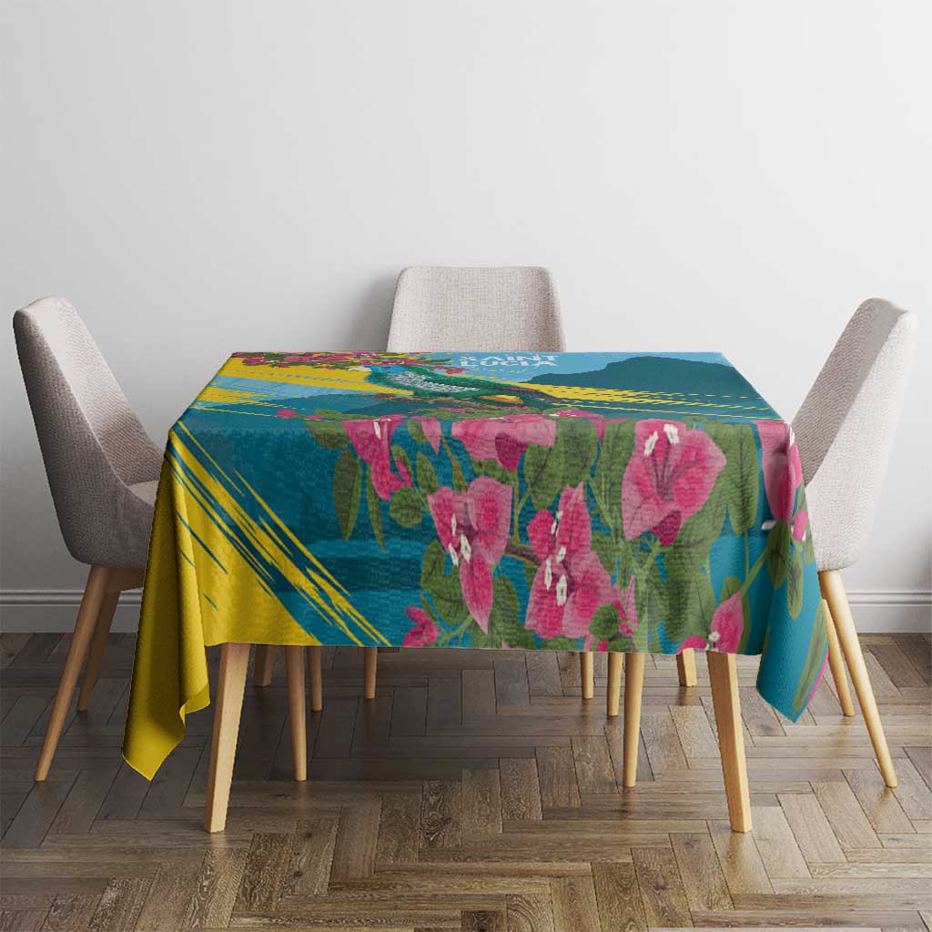 Saint Lucia Tablecloth Tropical Vibes