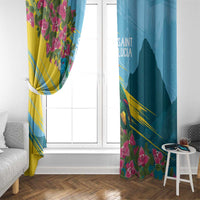 Saint Lucia Window Curtain Tropical Vibes