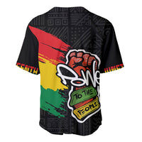Juneteenth Baseball Jersey Power To The People LT7 - Wonder Print Shop