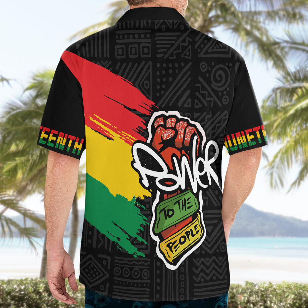 Juneteenth Hawaiian Shirt Power To The People - Wonder Print Shop