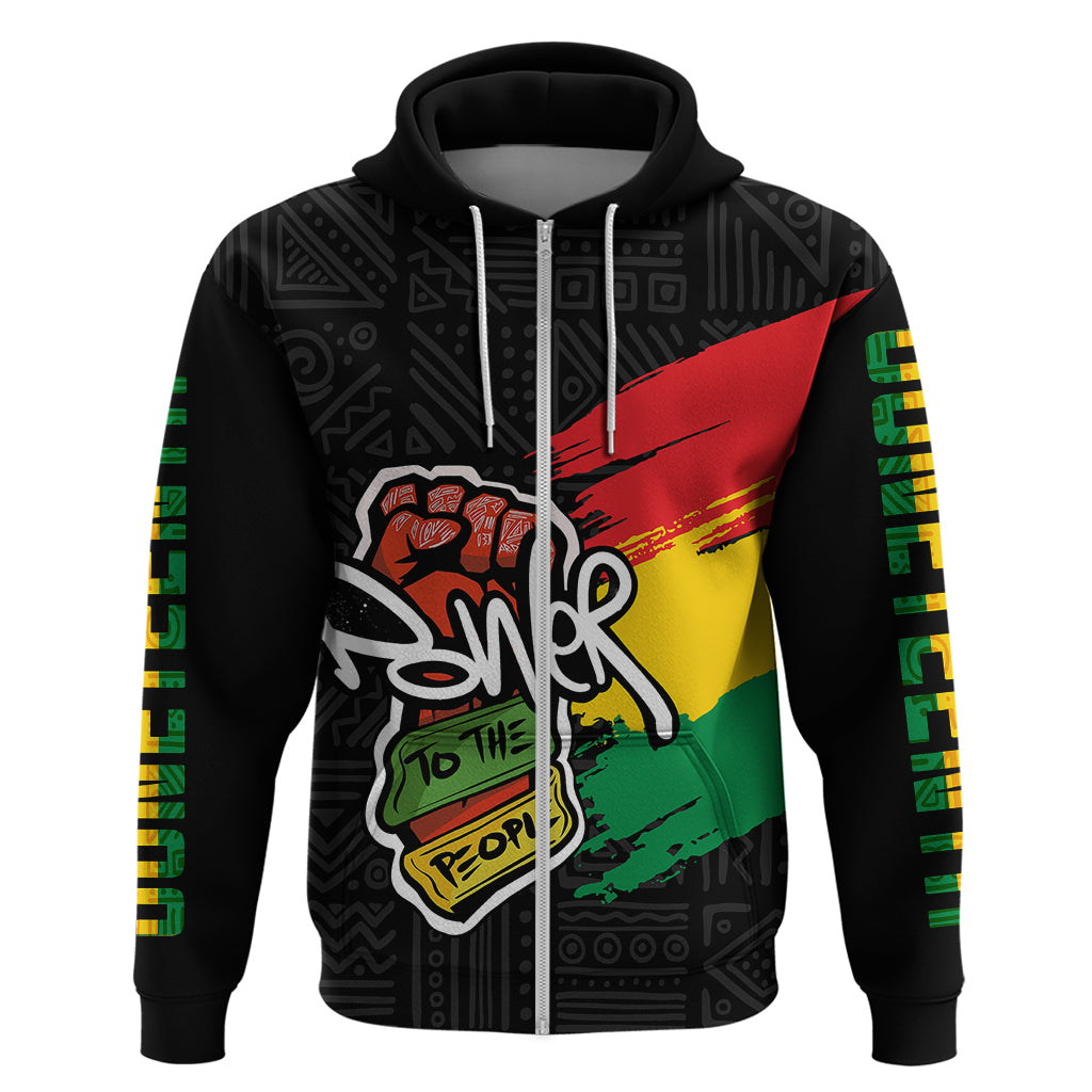 Juneteenth Hoodie Power To The People - Wonder Print Shop