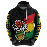 Juneteenth Hoodie Power To The People - Wonder Print Shop