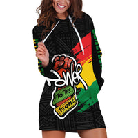 Juneteenth Hoodie Dress Power To The People - Wonder Print Shop
