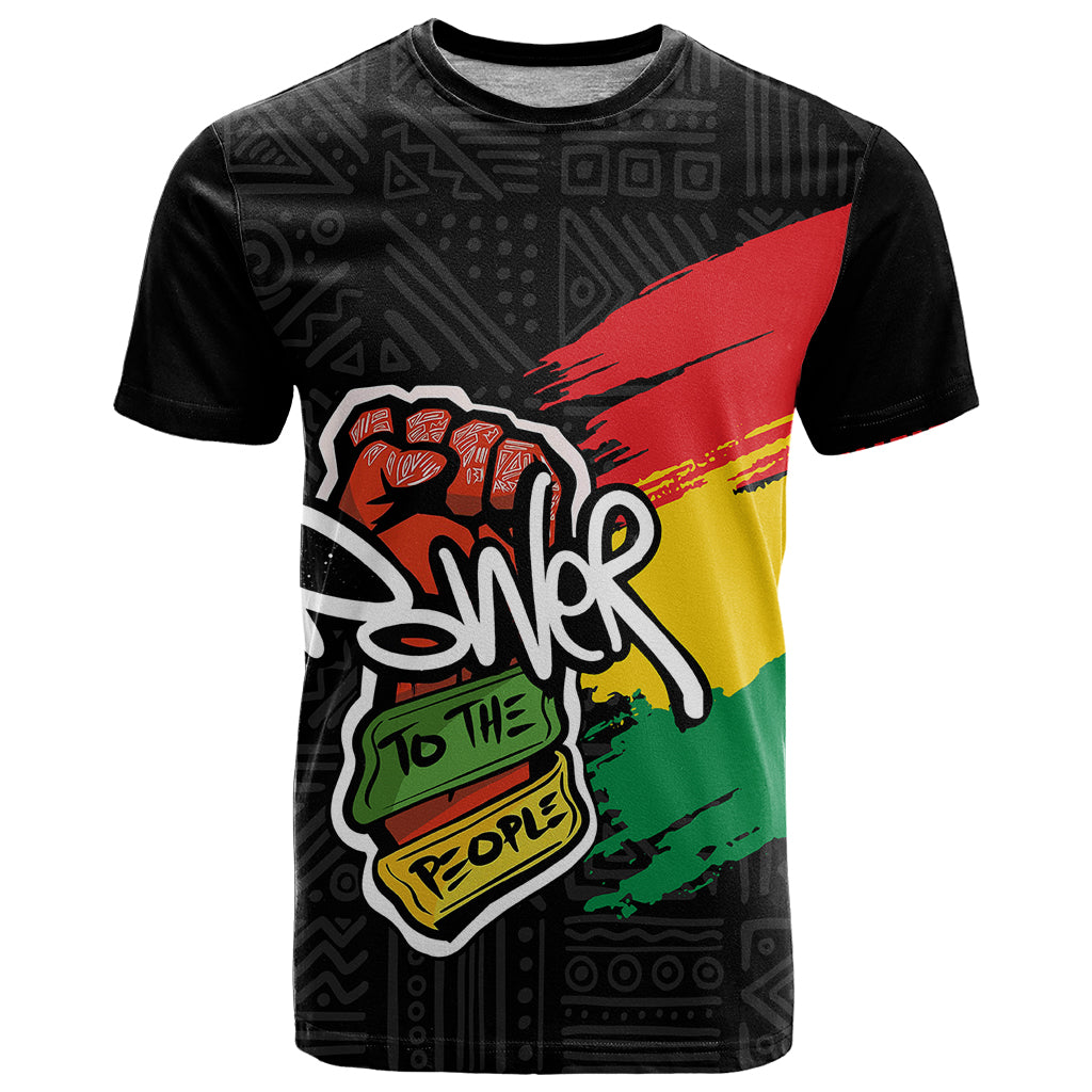 Juneteenth T Shirt Power To The People - Wonder Print Shop