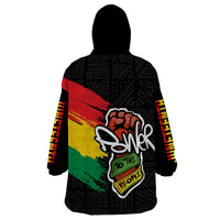Juneteenth Wearable Blanket Hoodie Power To The People - Wonder Print Shop