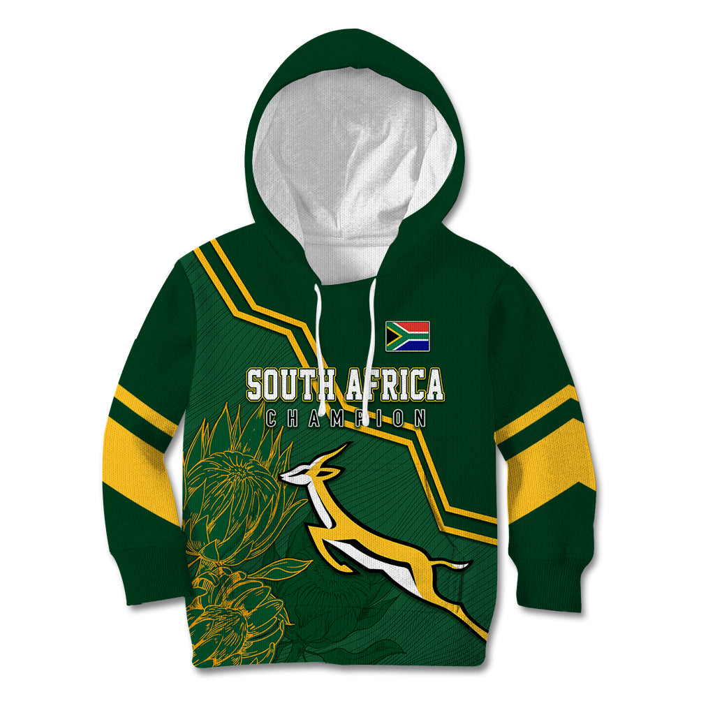 South Africa Rugby 2023 Kid Hoodie Champions GO Bokke - Wonder Print Shop